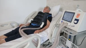 Vesta cu oscilație de înaltă frecvență pentru pacienții cu afecțiuni pulmonare severe